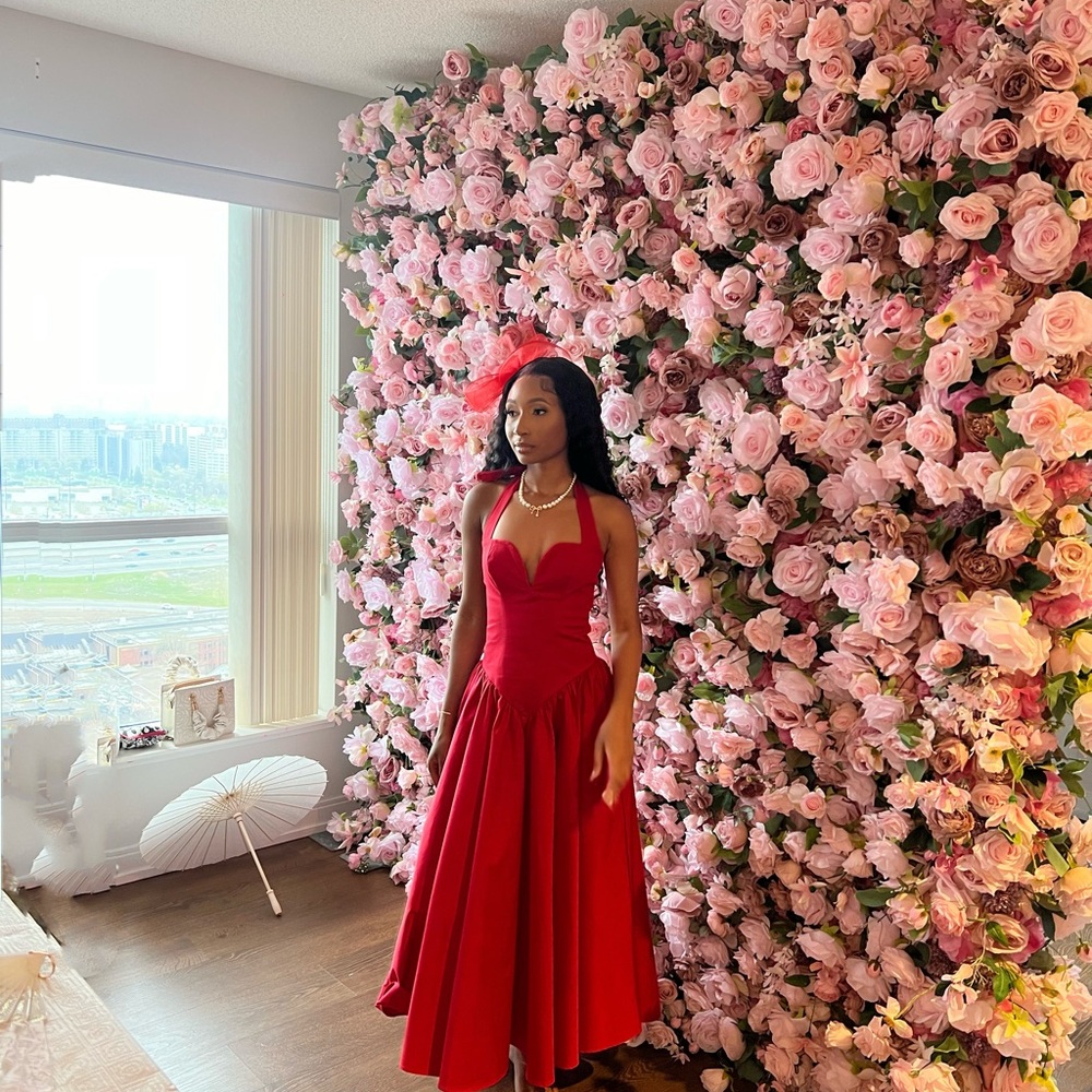 House of CB - Scarlet Halter Midi Dress